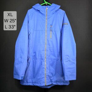 Ride Snowboards Jacket Mens XL Blue Ski Snowboard Waterproof Insulated Hooded Co